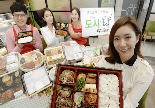 2014.11 신개념 푸드스토어 도시락카페 1호점 'KT강남점' 오픈